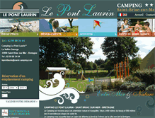 Tablet Screenshot of location-camping-bretagne.fr